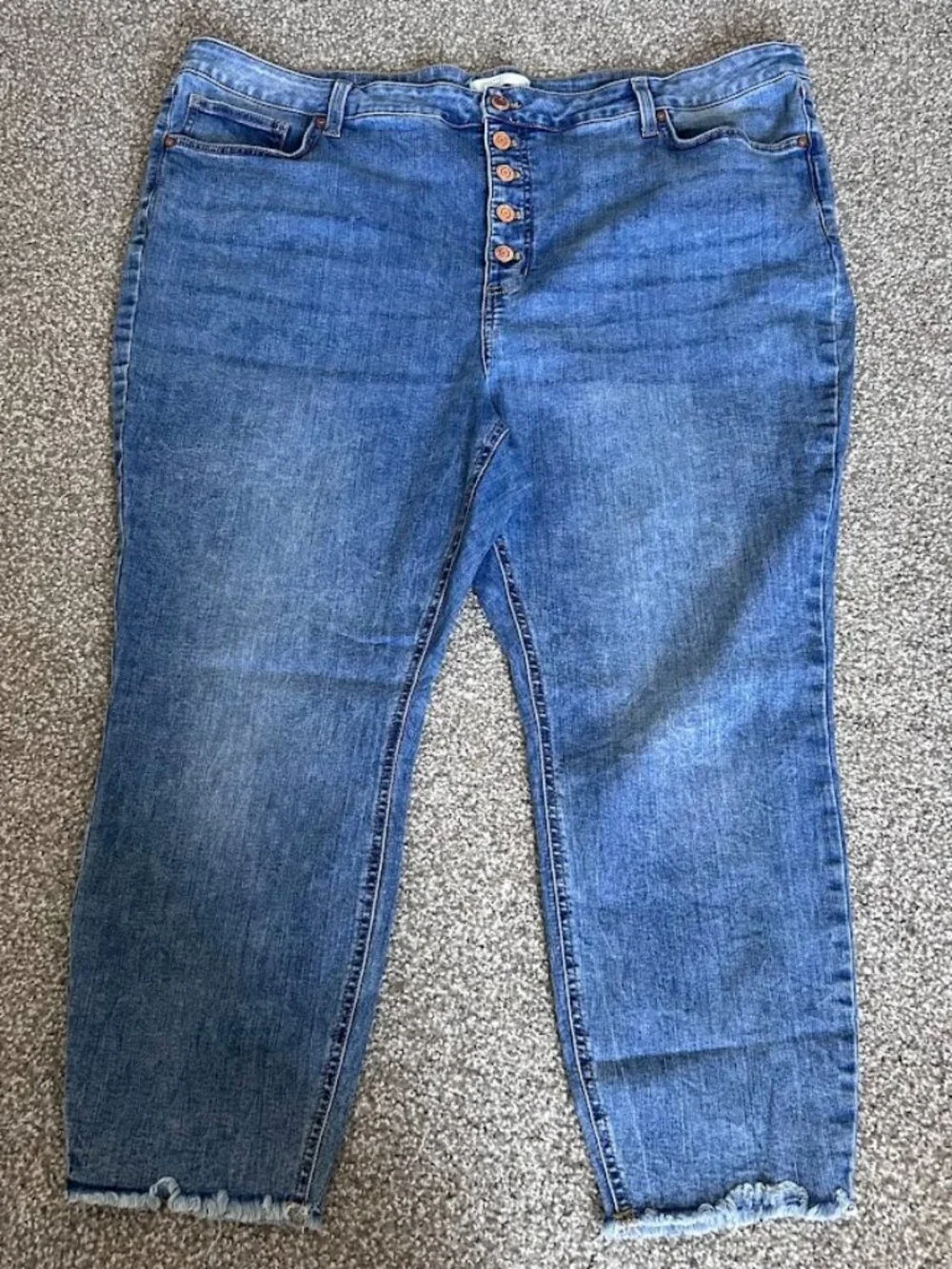 LC Lauren Conrad Plus Size Skinny Ankle Medium Wash Jeans Size 24W